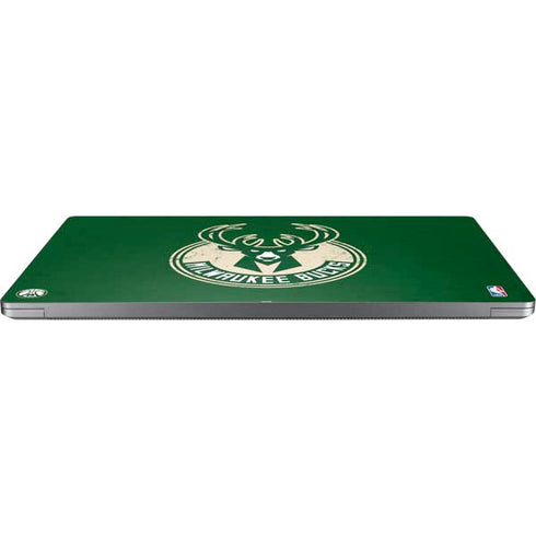 NBA Milwaukee Bucks Green Distressed Universal Laptop 14in (11.4 x 8.2in) Skin