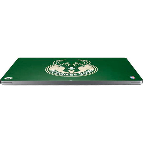 NBA Milwaukee Bucks Green Distressed Universal Laptop 16in (13 x 9.4in) Skin