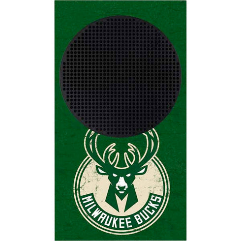 NBA Milwaukee Bucks Green Distressed Xbox Series S Bundle Skin