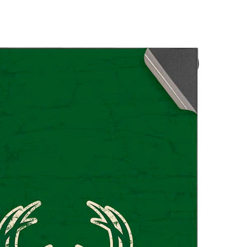 NBA Milwaukee Bucks Green Distressed Xbox Series X Console Skin