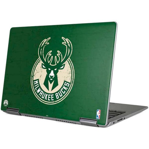 NBA Milwaukee Bucks Green Distressed Yoga 710 14in Skin