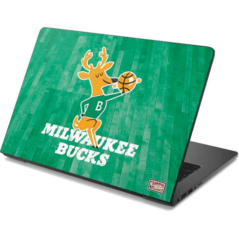 NBA Milwaukee Bucks Hardwood Classics Dell Chromebook Skin