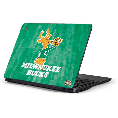 NBA Milwaukee Bucks Hardwood Classics Samsung Chromebook Skin
