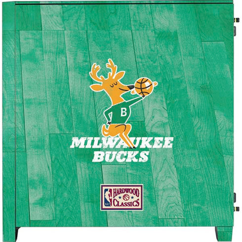NBA Milwaukee Bucks Hardwood Classics Corsair 4000D Tempered Glass Mid-Tower ATX Case Skin