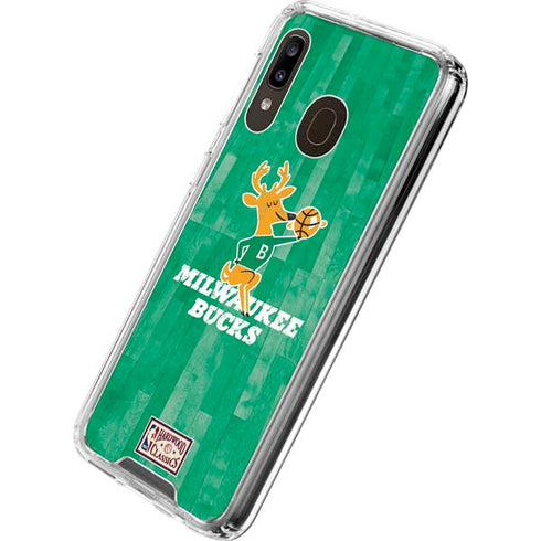 NBA Milwaukee Bucks Hardwood Classics Galaxy A30 Clear Case