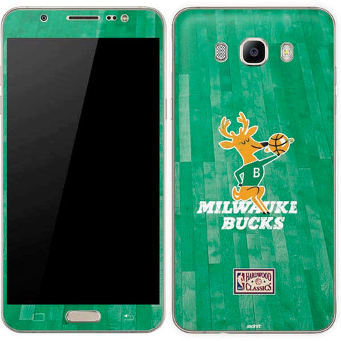 NBA Milwaukee Bucks Hardwood Classics Galaxy J7 Skin