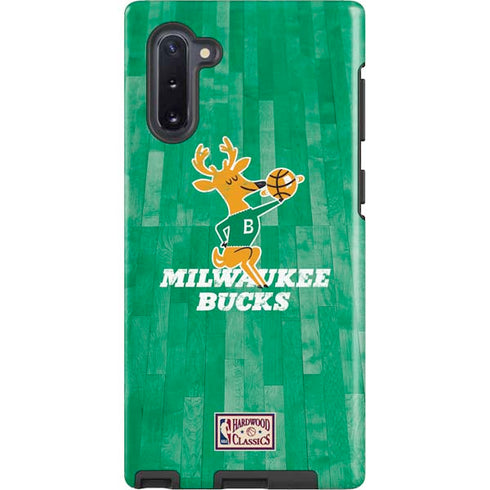 NBA Milwaukee Bucks Hardwood Classics Galaxy Note 10 Pro Case