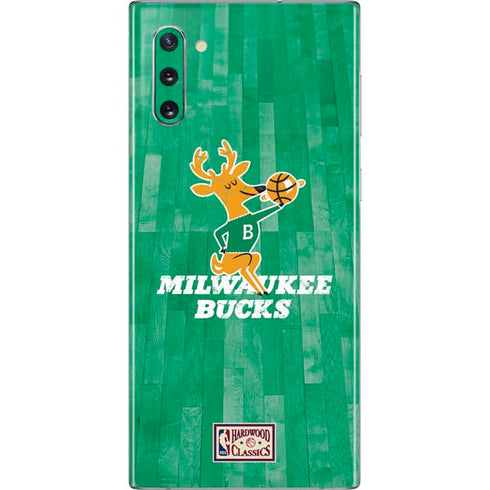 NBA Milwaukee Bucks Hardwood Classics Galaxy Note 10 Skin