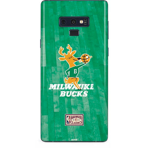 NBA Milwaukee Bucks Hardwood Classics Galaxy Note 9 Skin