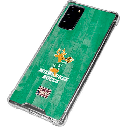 NBA Milwaukee Bucks Hardwood Classics Galaxy Note20 5G Clear Case