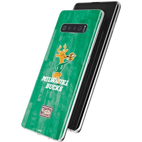 NBA Milwaukee Bucks Hardwood Classics Galaxy S10 Skin