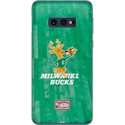 NBA Milwaukee Bucks Hardwood Classics Galaxy S10e Skin