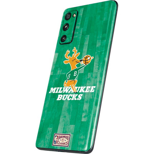 NBA Milwaukee Bucks Hardwood Classics Galaxy S20 Fan Edition Skin