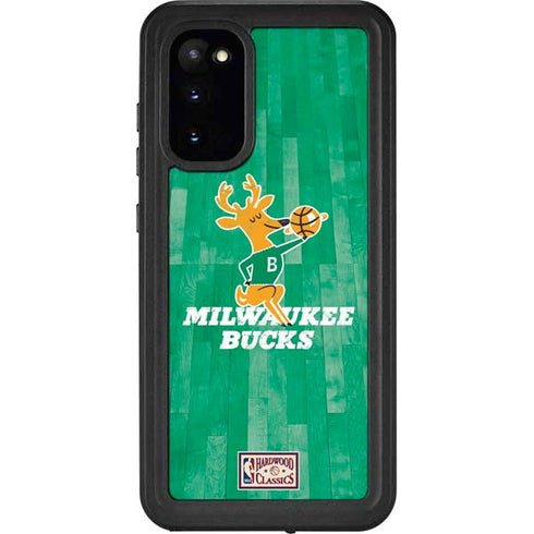 NBA Milwaukee Bucks Hardwood Classics Galaxy S20 Waterproof Case