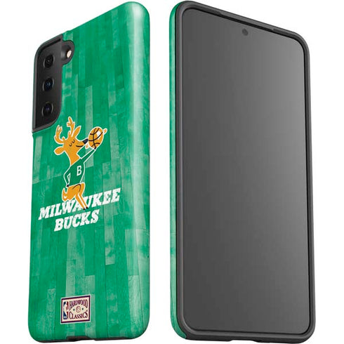 NBA Milwaukee Bucks Hardwood Classics Galaxy S21 FE Pro Case