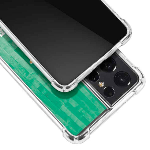 NBA Milwaukee Bucks Hardwood Classics Galaxy S21 Ultra 5G Clear Case