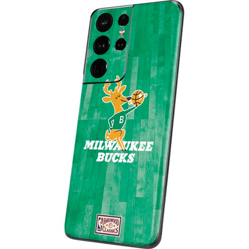 NBA Milwaukee Bucks Hardwood Classics Galaxy S21 Ultra 5G Skin