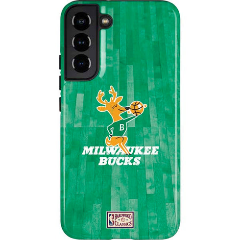 NBA Milwaukee Bucks Hardwood Classics Galaxy S22 Plus Pro Case