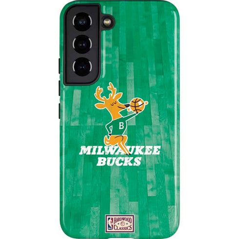 NBA Milwaukee Bucks Hardwood Classics Galaxy S22 Pro Case