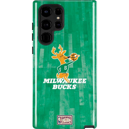 NBA Milwaukee Bucks Hardwood Classics Galaxy S22 Ultra Pro Case