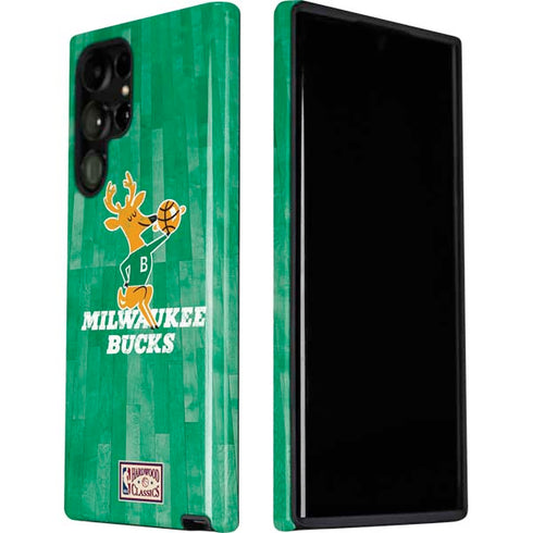 NBA Milwaukee Bucks Hardwood Classics Galaxy S22 Ultra Pro Case