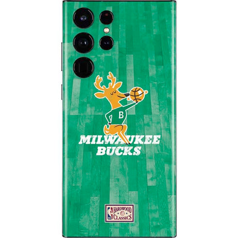 NBA Milwaukee Bucks Hardwood Classics Galaxy S22 Ultra Skin