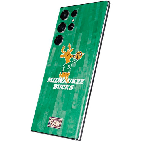 NBA Milwaukee Bucks Hardwood Classics Galaxy S22 Ultra Skin
