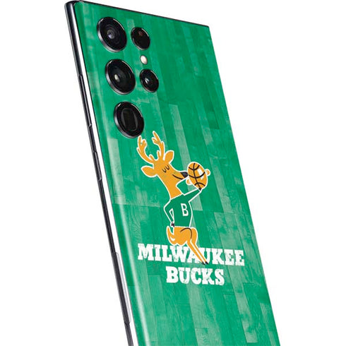NBA Milwaukee Bucks Hardwood Classics Galaxy S22 Ultra Skin