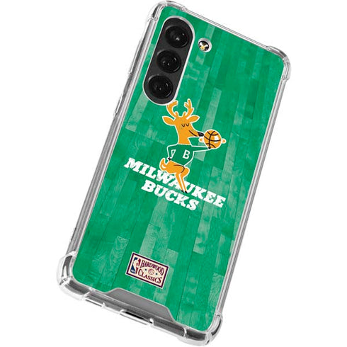 NBA Milwaukee Bucks Hardwood Classics Galaxy S23 Clear Case