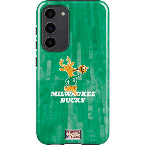 NBA Milwaukee Bucks Hardwood Classics Galaxy S23 Plus Pro Case