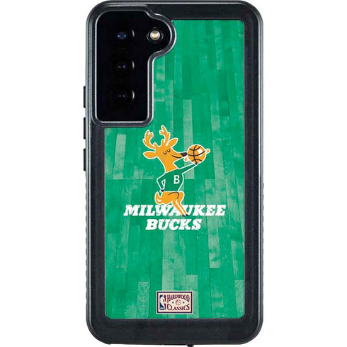 NBA Milwaukee Bucks Hardwood Classics Galaxy S23 Plus Waterproof Case