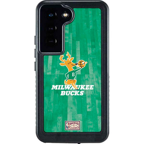 NBA Milwaukee Bucks Hardwood Classics Galaxy S23 Waterproof Case