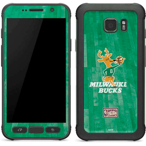 NBA Milwaukee Bucks Hardwood Classics Galaxy S7 Active Skin