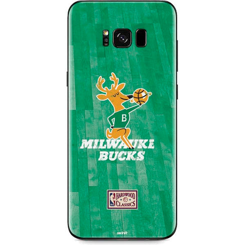 NBA Milwaukee Bucks Hardwood Classics Galaxy S8 Plus Skin