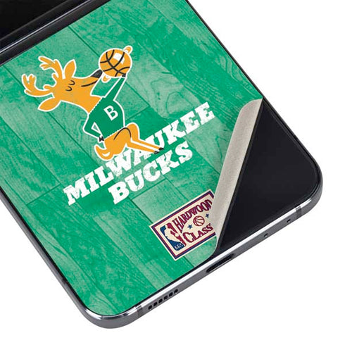 NBA Milwaukee Bucks Hardwood Classics Galaxy Z Flip5 5G Skin