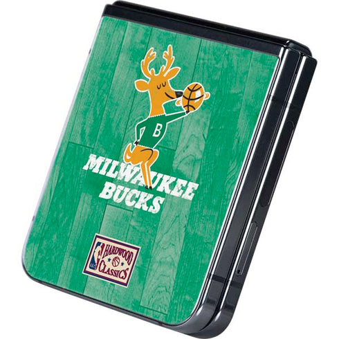 NBA Milwaukee Bucks Hardwood Classics Galaxy Z Flip5 5G Skin