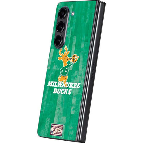 NBA Milwaukee Bucks Hardwood Classics Galaxy Z Fold5 5G Skin