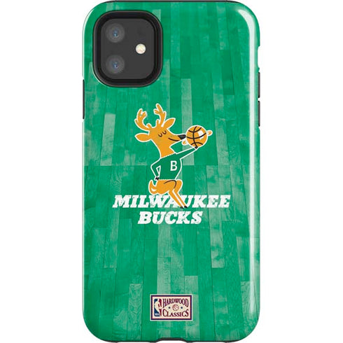 NBA Milwaukee Bucks Hardwood Classics iPhone 11 Impact Case
