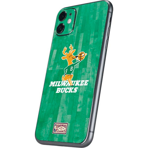 NBA Milwaukee Bucks Hardwood Classics iPhone 11 Skin