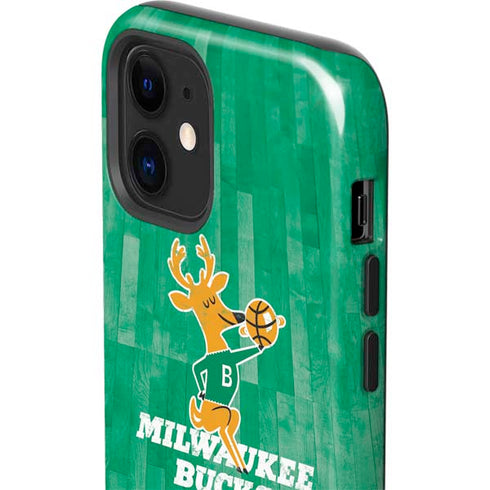 NBA Milwaukee Bucks Hardwood Classics iPhone 12 Impact Case