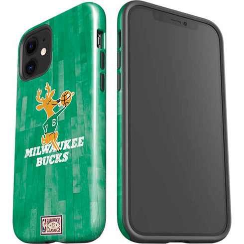 NBA Milwaukee Bucks Hardwood Classics iPhone 12 Impact Case