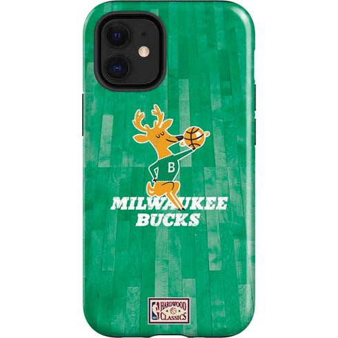 NBA Milwaukee Bucks Hardwood Classics iPhone 12 Mini Impact Case
