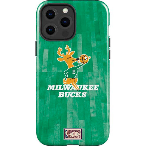 NBA Milwaukee Bucks Hardwood Classics iPhone 13 Pro Max Impact Case
