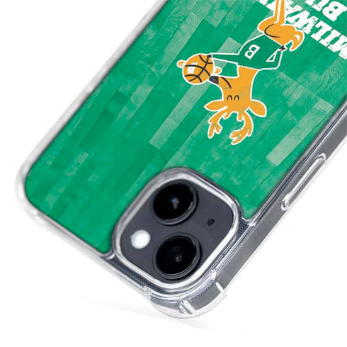 NBA Milwaukee Bucks Hardwood Classics iPhone 15 Plus MagSafe Case