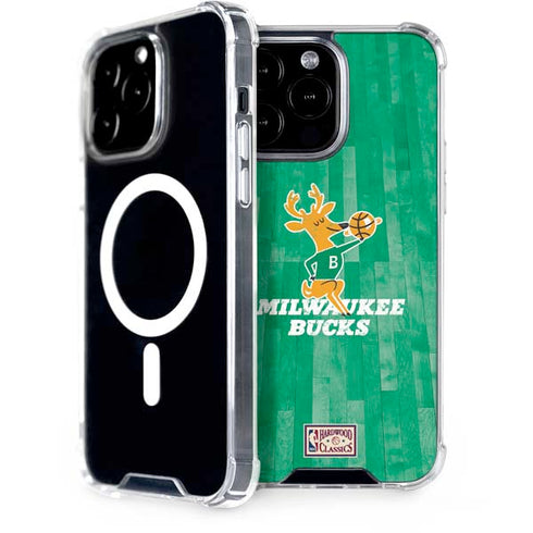 NBA Milwaukee Bucks Hardwood Classics iPhone 15 Pro Max MagSafe Case