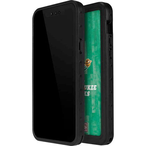 NBA Milwaukee Bucks Hardwood Classics iPhone 14 Pro Max Waterproof Case
