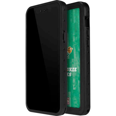 NBA Milwaukee Bucks Hardwood Classics iPhone 15 Waterproof Case