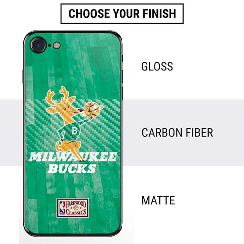 NBA Milwaukee Bucks Hardwood Classics iPhone SE (2nd & 3rd Gen) Skin