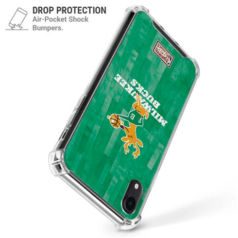 NBA Milwaukee Bucks Hardwood Classics iPhone XR Clear Case