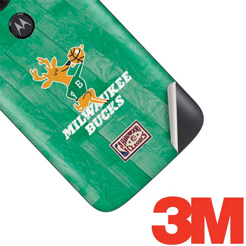 NBA Milwaukee Bucks Hardwood Classics Moto E5 Play Skin